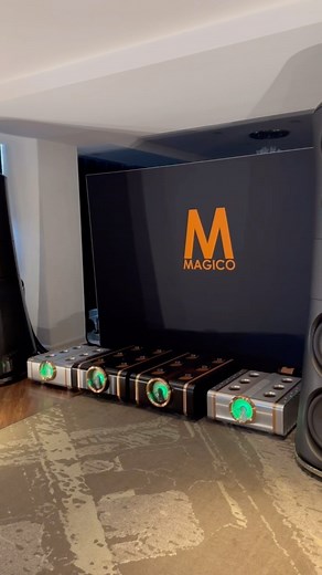 Dan D’Agostino Master Audio on Instagram: "Part 2 of Day 1 at AXPONA showcases a system without limits: Relentless Epic 1600 Mono Amplifiers Relentless 800 Amplifiers with the Relentless Preamplifier, driving the @magico_llc M9 Loudspeakers and sourced by @wadax_he . Control, power, and precision — the D’Agostino standard. See this incredible systems in The Club Lounge 15th Floor! ⁠ #AXPONA2025 #DanDAgostino #RelentlessSeries #MagicoM9 #Wadax #HighEndAudio #UltraHighEnd #LuxuryListening"