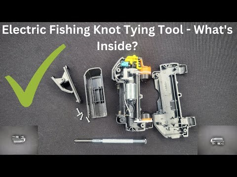 Electric Fishing Knot Tying Tool - What's Inside? [4K]