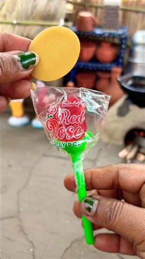 Miniature panipuri vs rose jelly candy🍭🍭#viral #shortvideo #ytshorts #trending