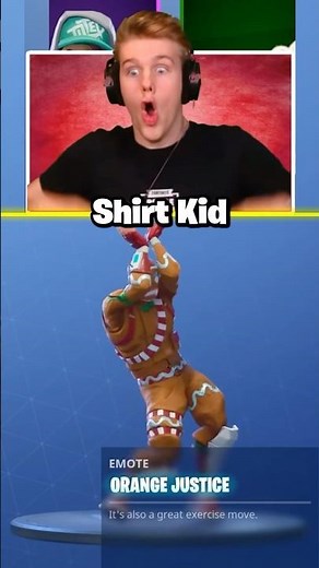 The real story behind this EMOTE 🍊 #fortnite