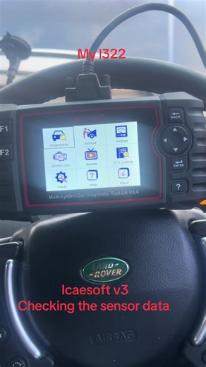 Checking L322 Sensor Data with Icaesoft V3