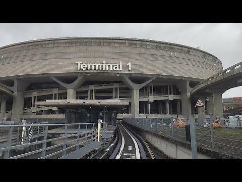 CDG val whole Line - Terminal 2F to Terminal 1 in 14 minutes - CHARLES DE GAULLE AIRPORT