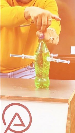 Pascals Law Experiment Using Syringe | Science Experiment By Puneet Sir#science #explore #experiment