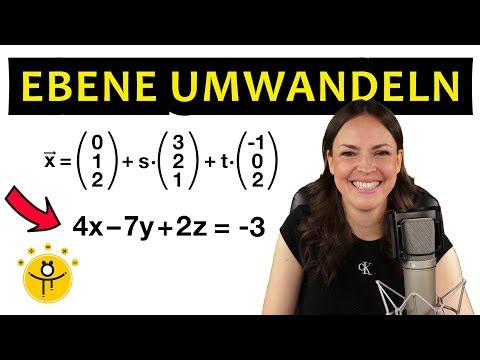 Ebene umwandeln – Parameterform in Koordinatenform
