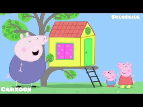 Pippa pig new small tree house with his friends , femily friendly cartoon show