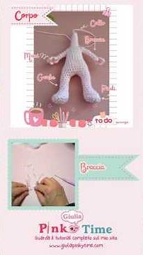 💪 Come fare braccia con mani e dita all’uncinetto – Bambola amigurumi tutorial