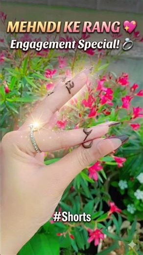 Engagement Special: Simple & Stylish Finger Mehndi Design 💍✨