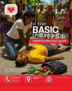 13K views · 60 reactions | Give your loved ones the best gift this season, life-saving skills  Your Basic Life Support (BLS) certification lasts only 2 years, so if you trained in 2022 or 2023, it is time to recertify. Join our BLS Workshop and refresh the skills that save lives. Call 876-926-4378 or register at heartfoundationja.org #HFJ #HeartHealth #BLSChristmas | Heart Foundation Jamaica | Facebook