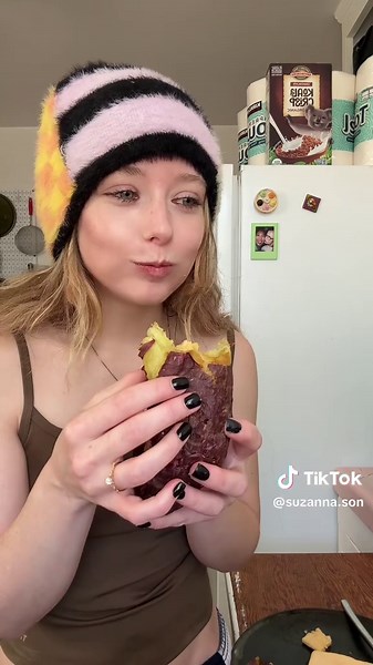 🧈🧀🍠 @Courtney Cook #sweetpotato #buttery #fyp | sweet potato