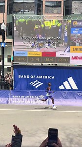 John Korir Wins Boston Marathon in Record Time