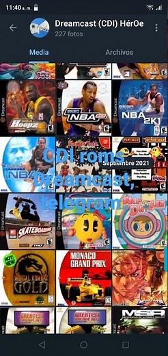 All Dreamcast Games CDI ROMs, Telegram.