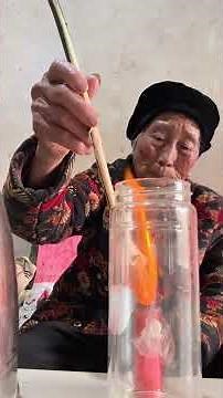 Let me perform a magic trick to make you happy, don't look down on Grandma, okay #Grandma #Magic