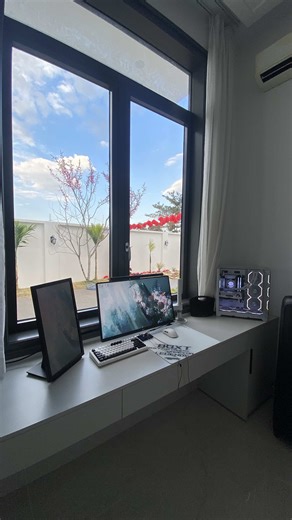 Clean setup? #tech #techtok #setup #gamingsetup #viral