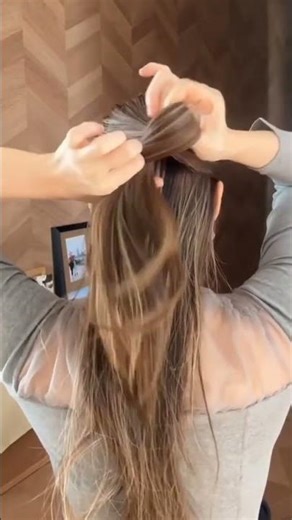 Correct way of doing ponytail ✅ #shortsfeed #youtubeshorts #viralshort #fyourpage #hairstyle