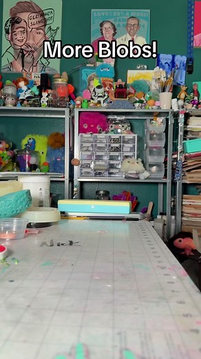 Creating Silicone Hand Blob, Nacho Slime, and Charcoal Drawing Blob