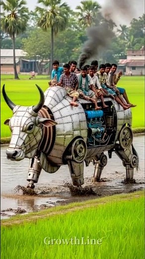 Mechanical Bull Transport Machine 😱 | Amazing Rural Innovation
