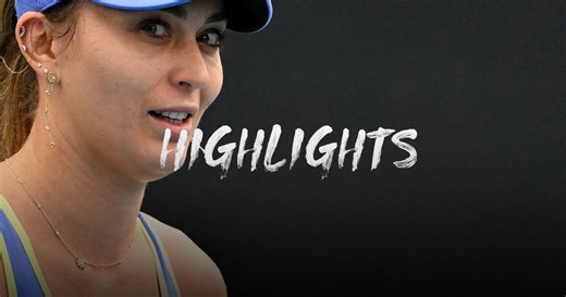 Zarina Diyas - Paula Badosa - Australian Open Highlights