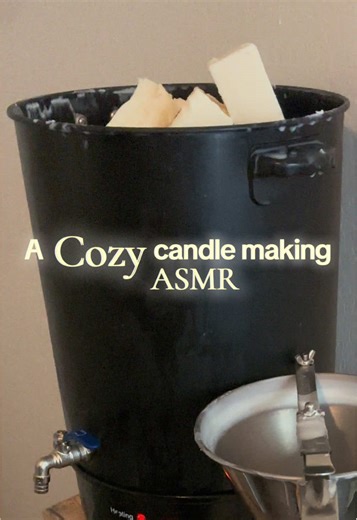 Candles, Coffee True crime in the background = Just a normal day running a small business over here ✨ Pouring wax, drinking way to much coffee and pretending I’m not fully invested in this podcast episode. Wouldn’t have it any other way🕯️ #smallbusinesslifestyle #candlemakingasmr #asmrworkingsounds #cozyworkdays