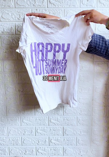 Baju Bekas Jadi Baru dalam 30 Menit