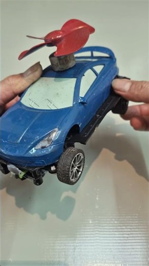 Spinning toy wheel generates electricity #DIY #ToyEngineering #ElectricGenerator