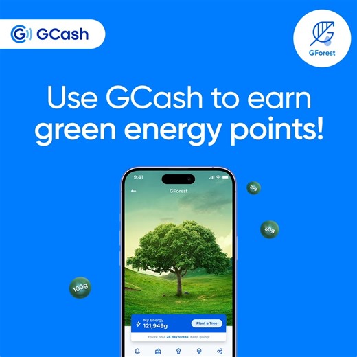5.4K views · 7.1K reactions | Your GCash transactions helps you plant a tree for FREE! Learn how to earn green energy points while contributing to reforestation efforts.  | GCash | Facebook