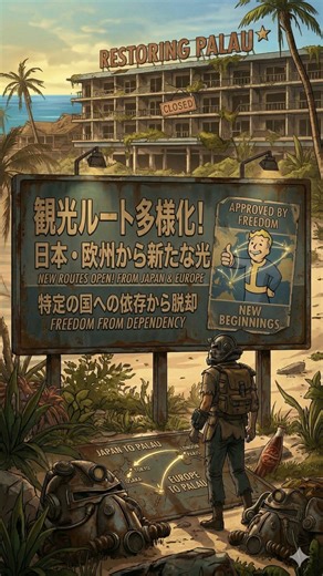 【衝撃】大国の圧力を跳ね返した島国「パラオ」の戦略【リスク分散】#パラオ #外交 #ビジネススキル #リスク分散 #戦略 #多角化戦略 #YouTubeショート #ショート動画 #学び