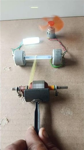 DC motor power New project magnet test speed • Dc project