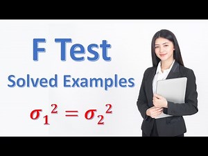F Test | Question and Solution | Small Sample Test | B.Com Statistics | Statistics for All