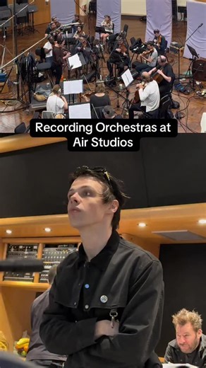 Recording strings for “Hello Heaven, Hello”- the first song off my 4th studio album. | Yungblud