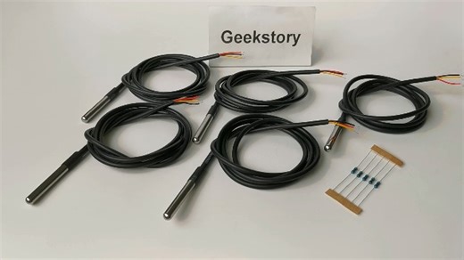Watch DS18B20 Digital Thermal Probe 1M with Resistor on Amazon Live