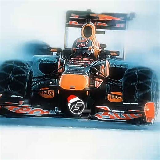 When Red Bull put a F1 car on snow #f1studios #f1 #f1racing #christmas