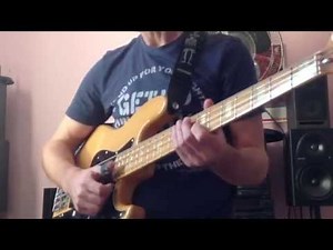 Slap Bass exercise - how to play - left hand technique