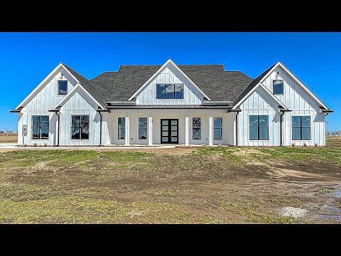 INSIDE A CUSTOM MODERN FARMHOUSE TOUR ON A 2 ACRE LOT NEAR DALLAS TEXAS | 5 BED | 4 BATH | 3709 SqFt