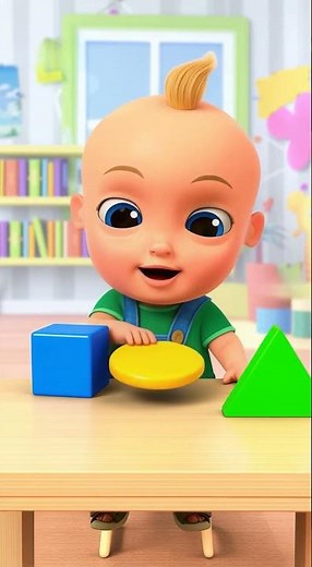 Learn Shapes and Colors 🟦🟡 | Educational Video for Kids and Preschoolers | LooLoo Kids #shorts