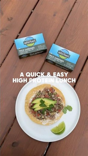 How to make Sardine Ceviche Tostada #sardines #sardinesrecipe #ceviche #wildplanet #recipe #shorts