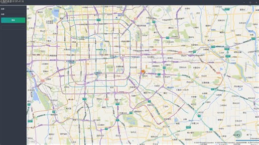 WPF实现Bing地图根据经纬度坐标定位