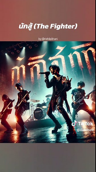 Here’s a Thai rock track inspired by popular Thai rock elements, blending emotional depth with a powerful, catchy chorus. This track reflects themes of resilience, self-discovery, and the bittersweet journey of moving forward. Title: “นักสู้ (The Fighter)” #thaimusic #thairock #thairockband #thailandrock #thailandmusic