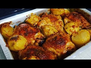 COMO FAZER FRANGO ASSADO COM BATATAS |TEMPERO DELICIOSO