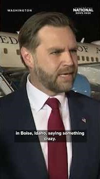 VANCE speaks on situation between US and IRAN with press