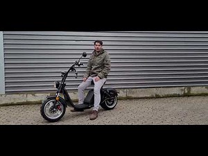Elektro Chopper HL 3.0, 45 km/h Probefahrt Test Elektroroller E-Scooter, E-Roller, Roller Zulassung