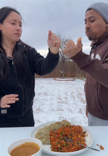 Rock Paper Scissors Food Challenge 🥟🥗 @Shreesha Maleku @Shreaj Nakarmi #rockpaperscissors #rockpaperfoodchallenge #fyp #viral #trending