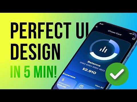 PERFECT Your UI Designs in 5 Minutes — Colors, Layouts | Design Weekly
