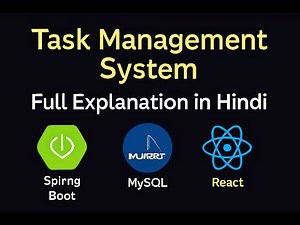 Full stack with crud operation Task Management System web app using spring boot react and mysql