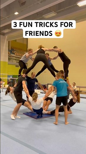 Rate us from 1-100 😍 #shorts #acrobatics #tricks #friends #funny #viralvideos #shortvideos