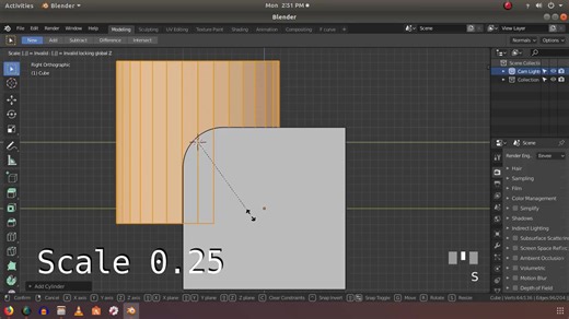 Blenderj Subsurf与No Subsurf -基础建模曲面上的孔