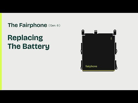 Replacing the Battery | The Fairphone (Gen. 6)