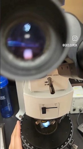 Rocks under a microscope in polarized light 💎🔬 #geology #science #STEM #chemsitry #geosci #beautiful