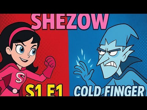 SheZow Season 1 Episode 1 | “SheZow Happens” + “Cold Finger”|Full Episode HD| Kids Superhero Cartoon