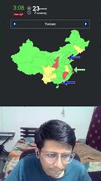 Clicking Chinese Provinces #jetpunk #geography