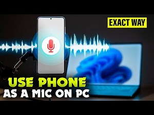 How To Use Phone as a mic on PC/Laptop